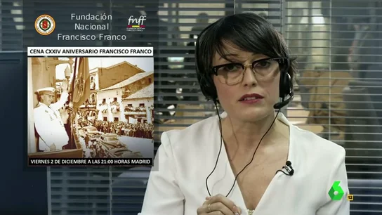 Frame 168.826674 de: Thais Villas se hace pasar por franquista y 'reserva' asiento en la cena en honor a Franco Frame 168.826674 de: Thais Villas se hace pasar por franquista y 'reserva' asiento en la cena en honor a Franco