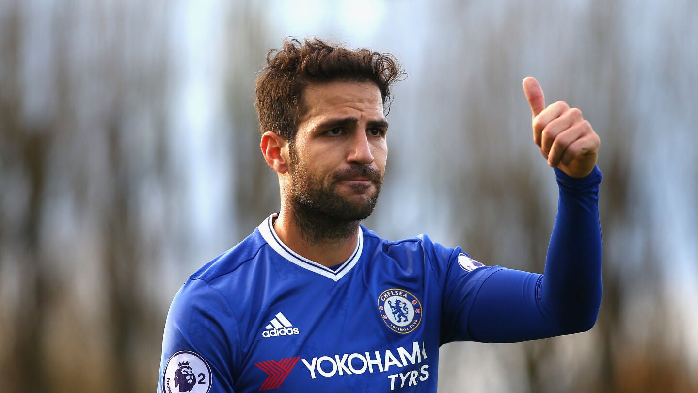 Cesc F&aacute;bregas, durante un partido con el filial del Chelsea