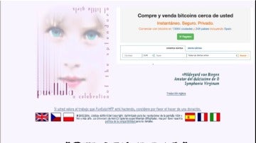 Captura de la página "Pedofunding", nueva forma de financiación para pedófilos