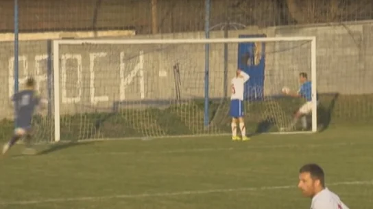 Un jugador tras fallar una ocasión clarísima Un jugador tras fallar una ocasión clarísima