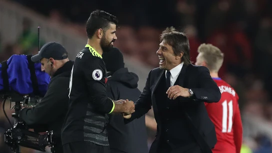 Conte elogia a Diego Costa por "aprender a mantener la calma" Conte elogia a Diego Costa por "aprender a mantener la calma"