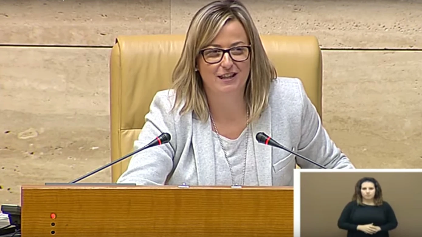 Blanca Martín, presidenta de la Asamblea de Extremadura