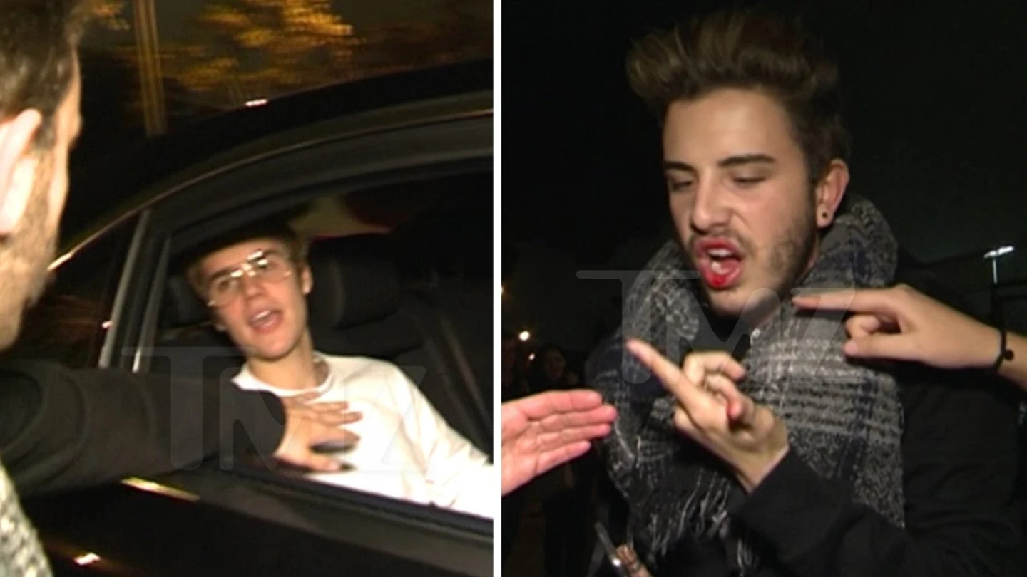 Justin Bieber le pega un puñetazo a un fan en Barcelona Justin Bieber le pega un puñetazo a un fan en Barcelona