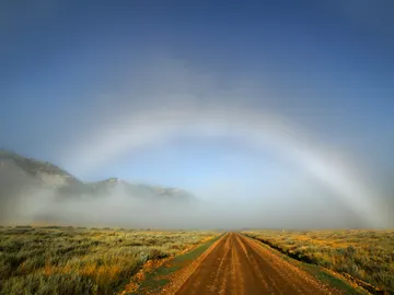 El bello y extraño arcoiris blanco El bello y extraño arcoiris blanco