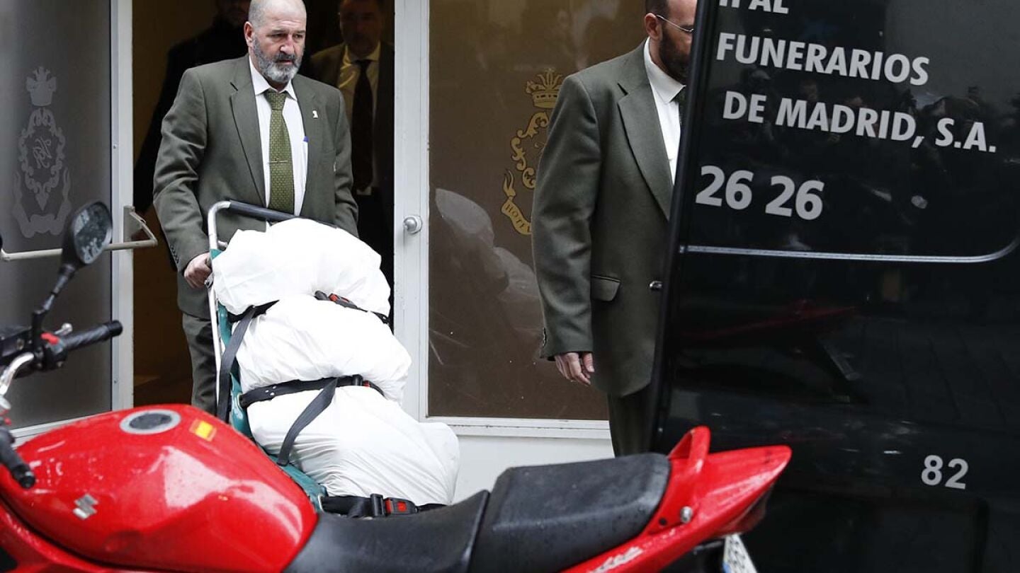 Trasladan el cadáver de Rita Barberá