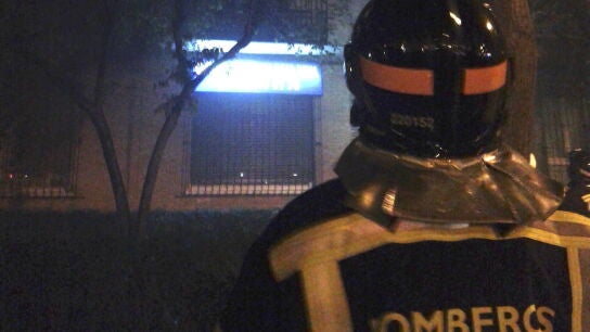 Un bombero de Madrid