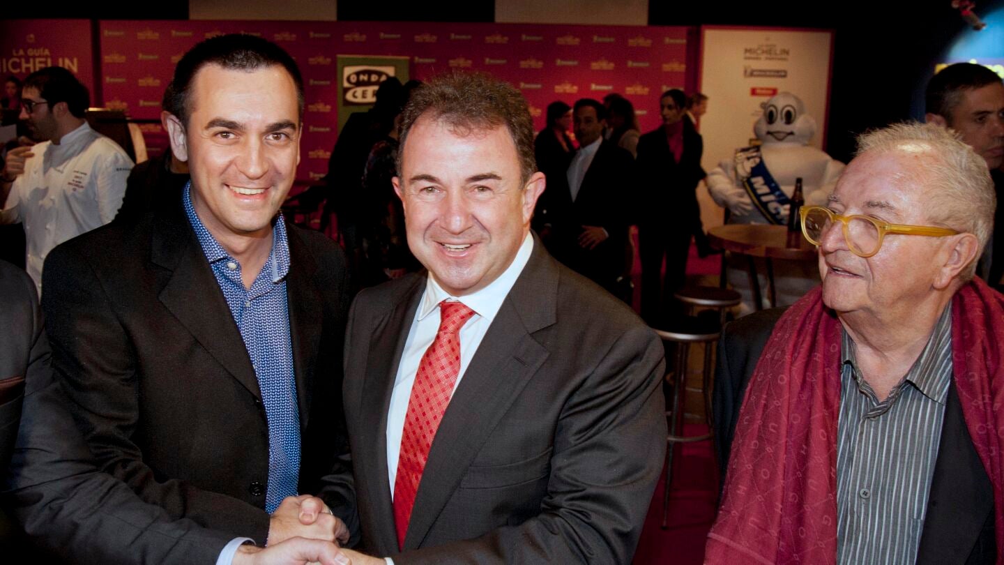 Mart&iacute;n Berasategui en la gala de las Estrellas Michelin