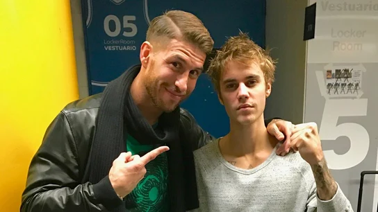 Sergio Ramos y Justin Bieber se fotografían juntos tras un concierto Sergio Ramos y Justin Bieber se fotografían juntos tras un concierto