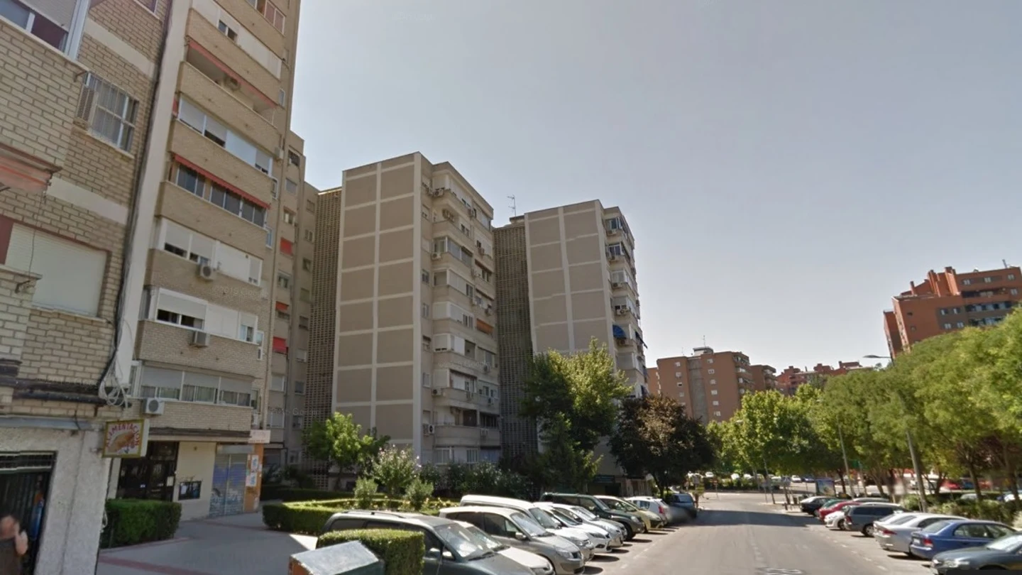 Calle de Barcelona, en Fuenlabrada, Madrid Calle de Barcelona, en Fuenlabrada, Madrid