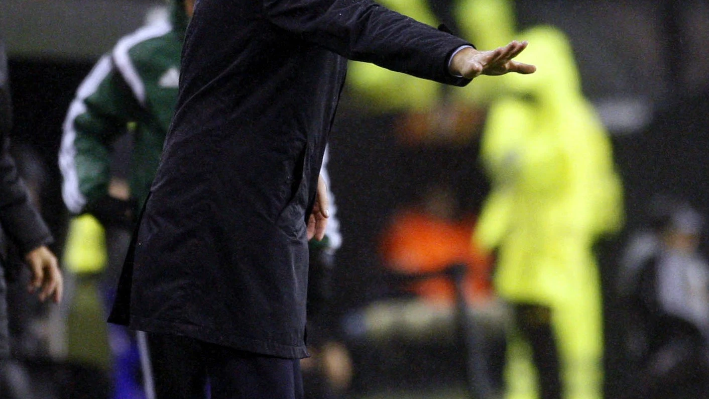 Berizzo, durante un partido de Europa League