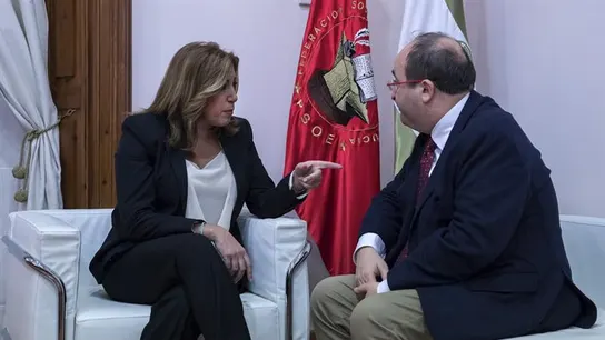 Susana Díaz y Miquel Iceta Susana Díaz y Miquel Iceta