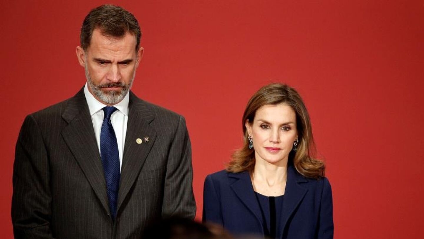 El Rey Felipe VI y la reina Letizia