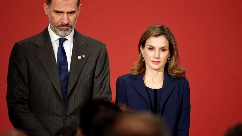 El Rey Felipe VI y la reina Letizia