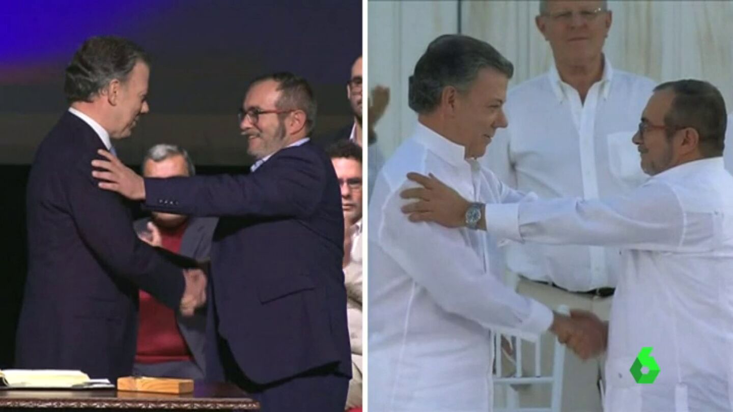 Frame 7.082118 de: El Gobierno colombiano y las FARC firman un nuevo y definitivo acuerdo de paz, m&aacute;s inclusivo y sin rencor