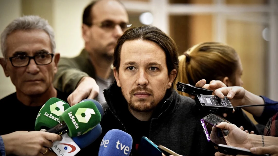 Pablo Iglesias habla ante los medios Pablo Iglesias habla ante los medios