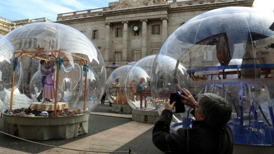El Bel&eacute;n instalado en Barcelona