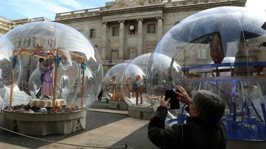 El Belén instalado en Barcelona El Belén instalado en Barcelona