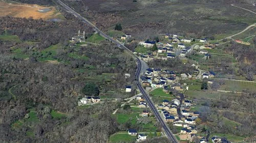 Vista aérea de Otero de Sanabria, Zamora