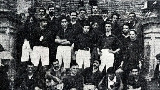 Imagen del Barcelona en el primer Clásico de la historia Imagen del Barcelona en el primer Clásico de la historia