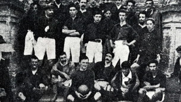 Imagen del Barcelona en el primer Cl&aacute;sico de la historia