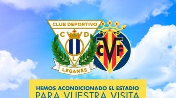 El cartel promocional del Leganés - Villarreal