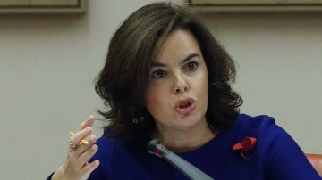 Soraya Sáenz de Santamaría, vicepresidenta del Gobierno