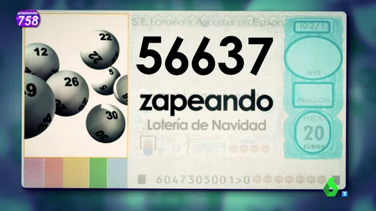 Frame 178.933844 de: Zapeando adivina el número de la Lotería de Navidad que puede hacerte rico Frame 178.933844 de: Zapeando adivina el número de la Lotería de Navidad que puede hacerte rico