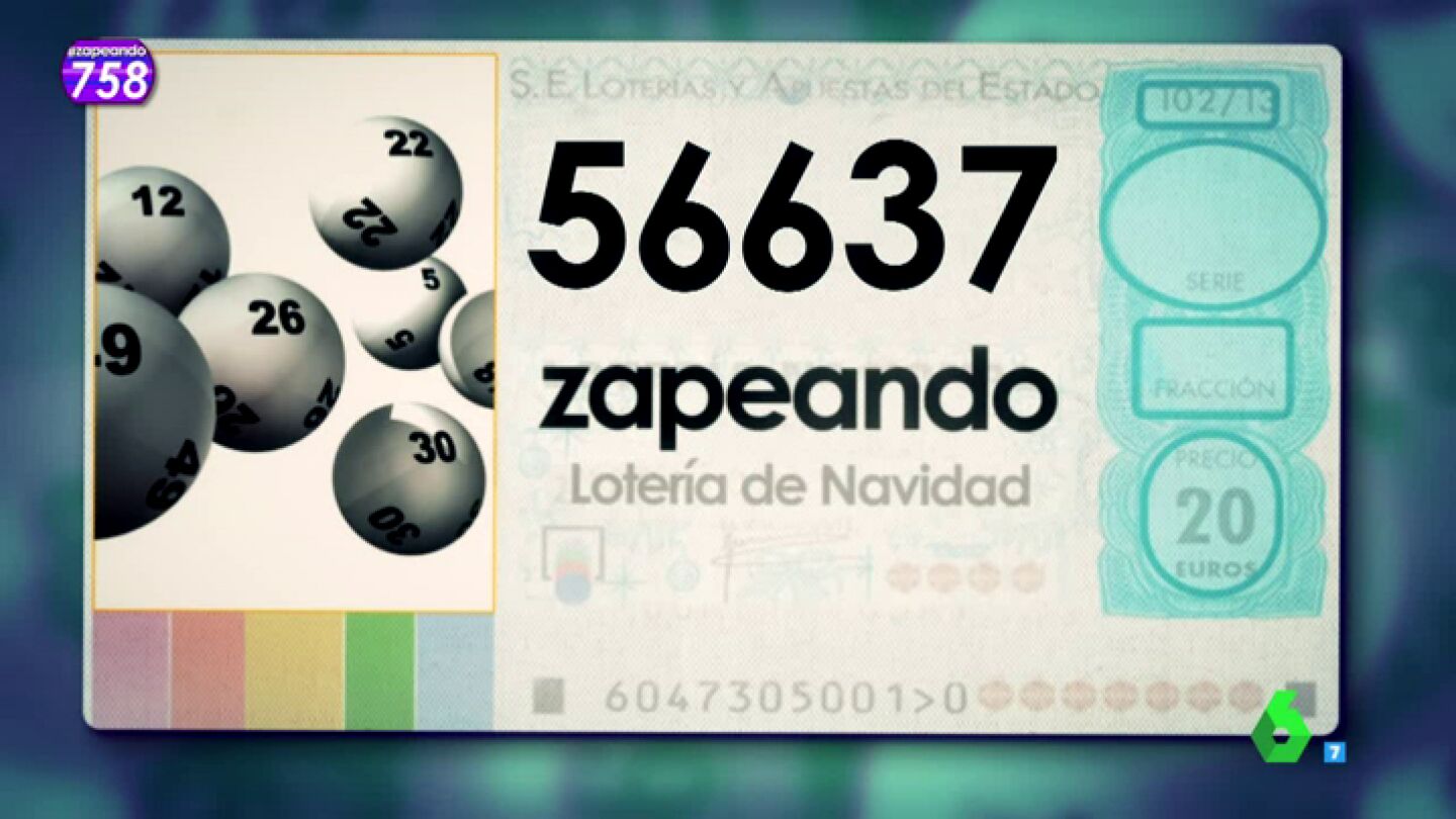 Frame 178.933844 de: Zapeando adivina el n&uacute;mero de la Loter&iacute;a de Navidad que puede hacerte rico