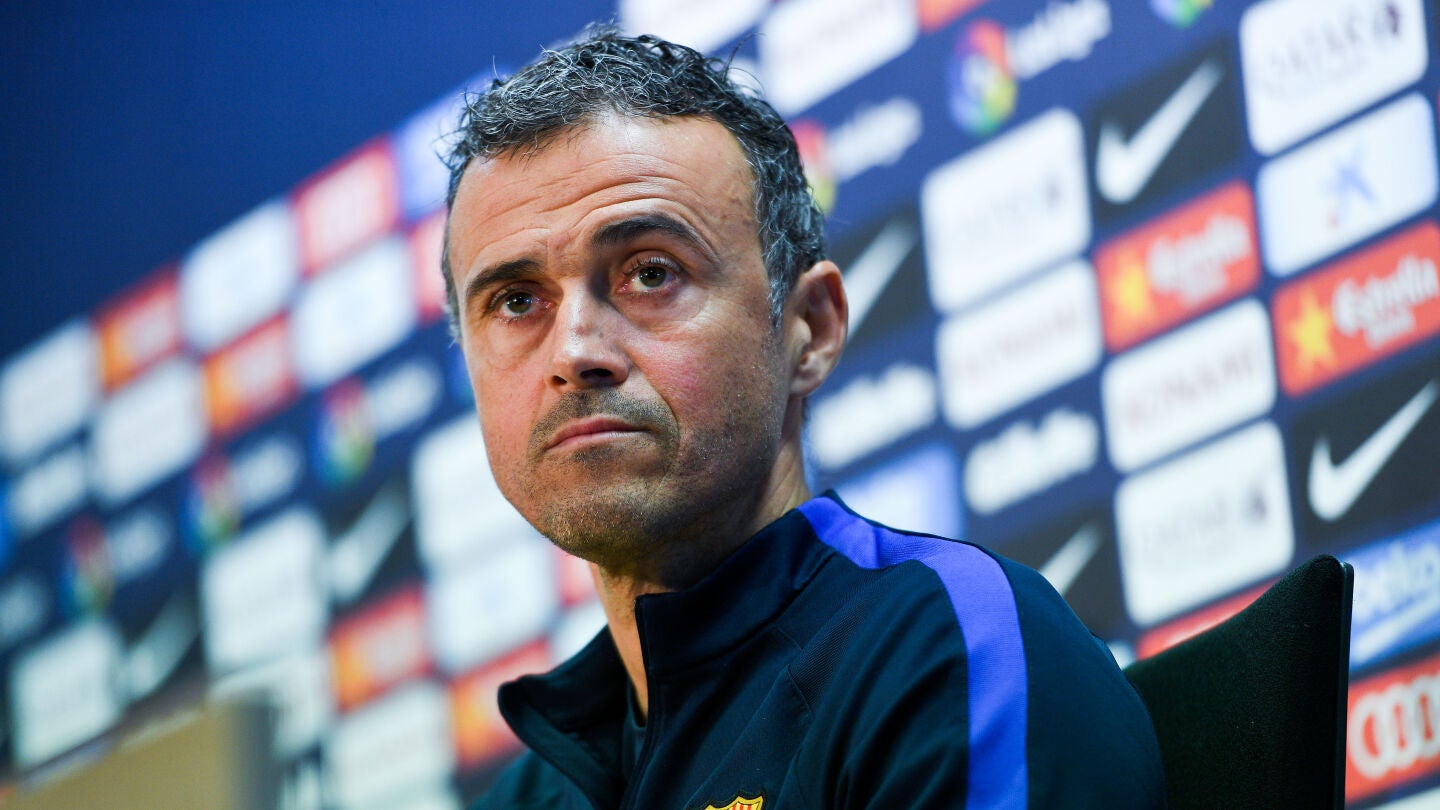 Luis Enrique, en la rueda de prensa previa al Cl&aacute;sico