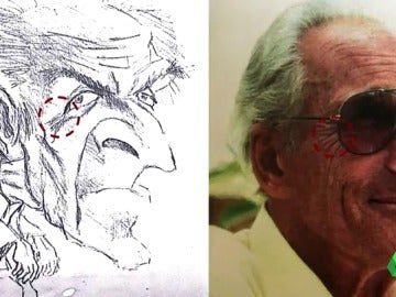 El dibujo que el niño pintor entregó a una amiga El dibujo que el niño pintor entregó a una amiga