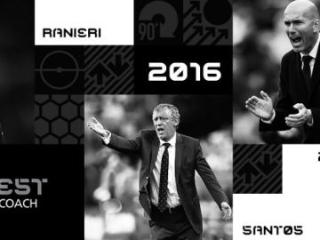 Ranieri, Santos y Zidane, finalistas de 'The Best' Ranieri, Santos y Zidane, finalistas de 'The Best'