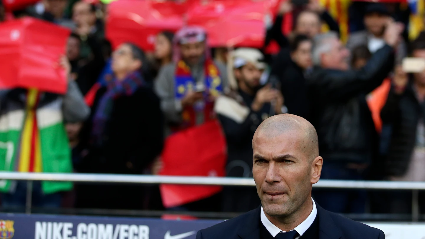 Zidane, en el Camp Nou Zidane, en el Camp Nou