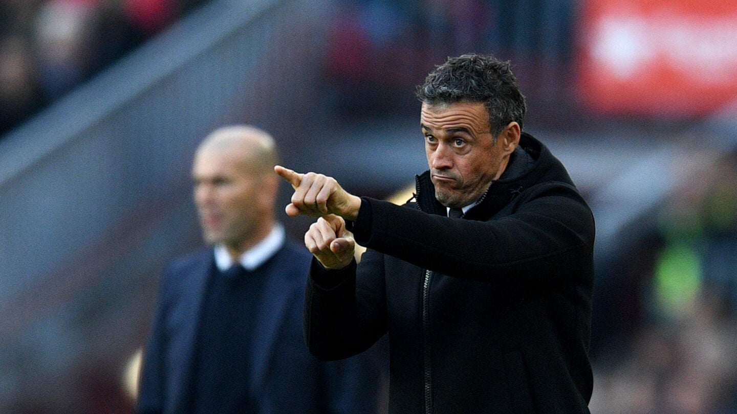 Luis Enrique se&ntilde;ala una acci&oacute;n en la banda del Camp Nou