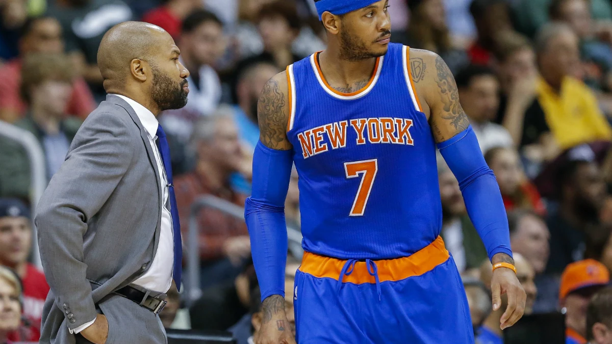 Carmelo Anthony, con los Knicks