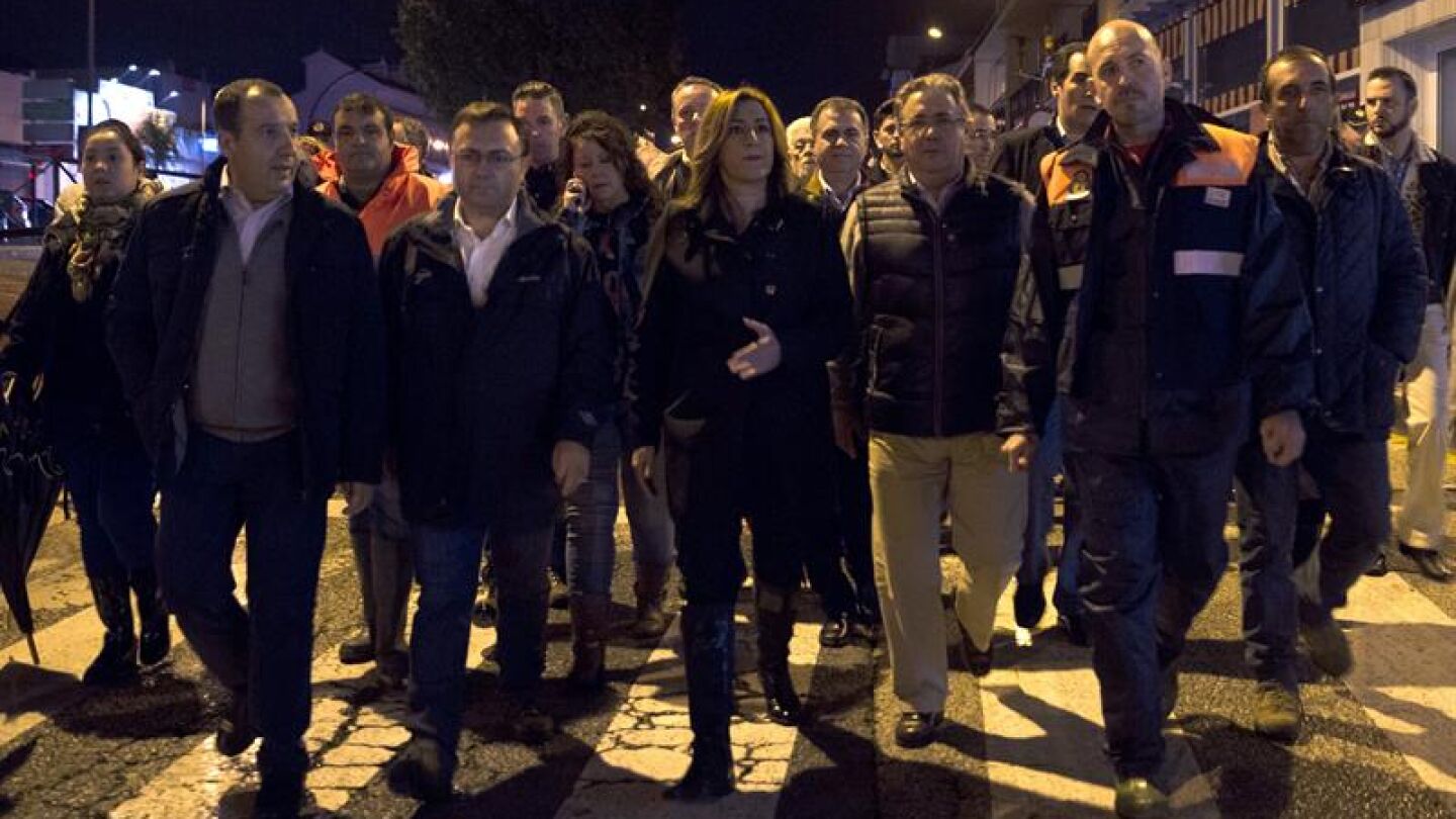 a presidenta de la Junta de Andaluc&iacute;a, Susana D&iacute;az, el ministro del Interior Juan Ignacio Zoido