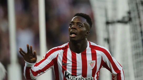 Iñaki Williams celebra un gol en San Mamés Iñaki Williams celebra un gol en San Mamés