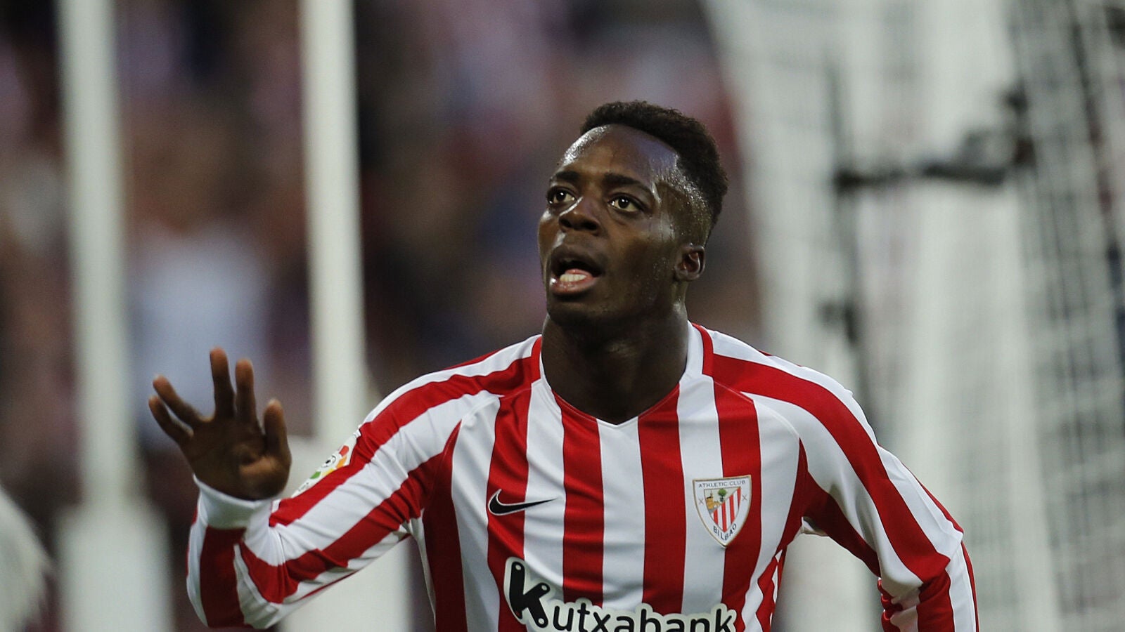 I&ntilde;aki Williams celebra un gol en San Mam&eacute;s