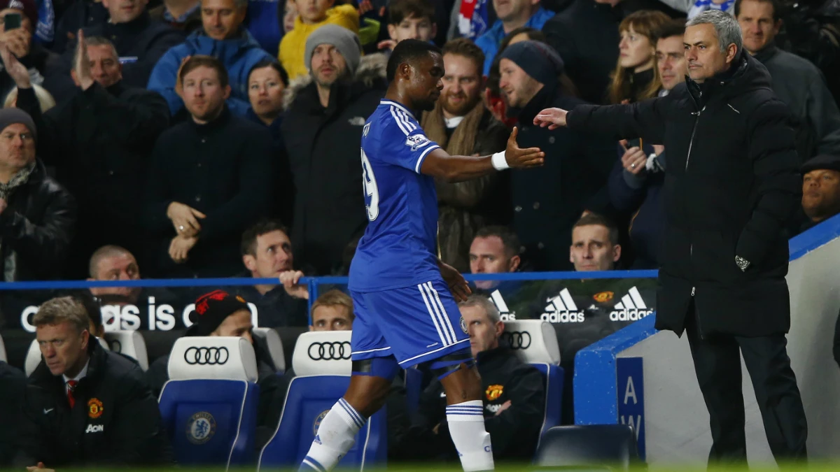 Eto'o y Mourinho, en el Chelsea Eto'o y Mourinho, en el Chelsea