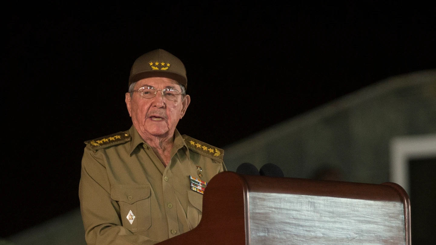 Raúl Castro durante su discurso Raúl Castro durante su discurso