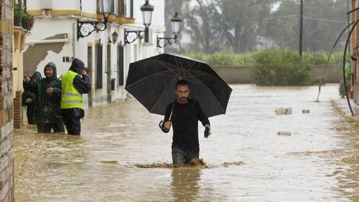 Inundaciones en M&aacute;laga