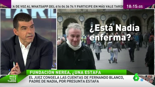 Frame 41.708644 de: Manu Marlasca: "No hay historial médico de la pequeña Nadia en el Clinic de Barcelona" Frame 41.708644 de: Manu Marlasca: "No hay historial médico de la pequeña Nadia en el Clinic de Barcelona"