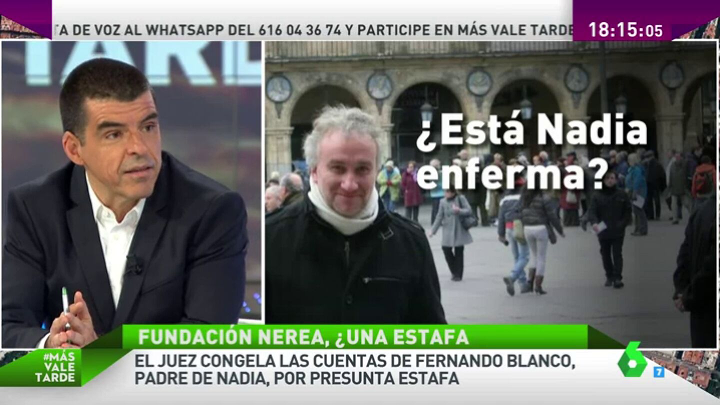 Frame 41.708644 de: Manu Marlasca: "No hay historial m&eacute;dico de la peque&ntilde;a Nadia en el Clinic de Barcelona"