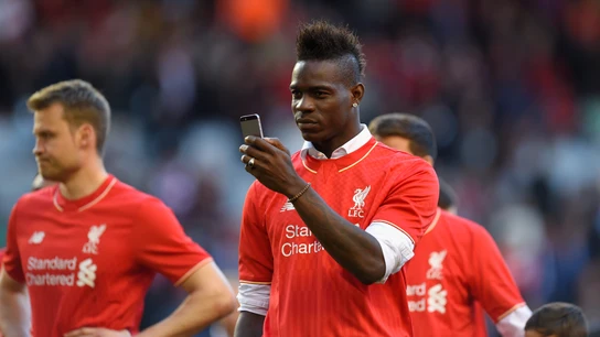 Balotelli, durante su etapa en el Liverpool Balotelli, durante su etapa en el Liverpool