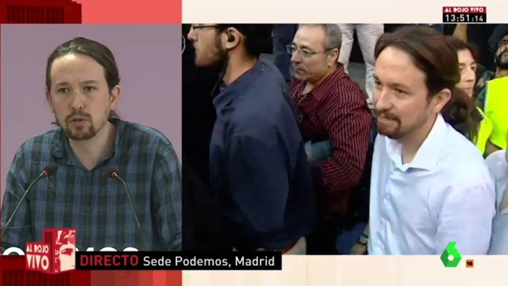 Pablo Iglesias, en rueda de prensa Pablo Iglesias, en rueda de prensa