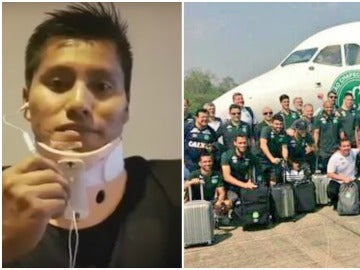 Erwin Tumiri, superviviente del accidente Erwin Tumiri, superviviente del accidente
