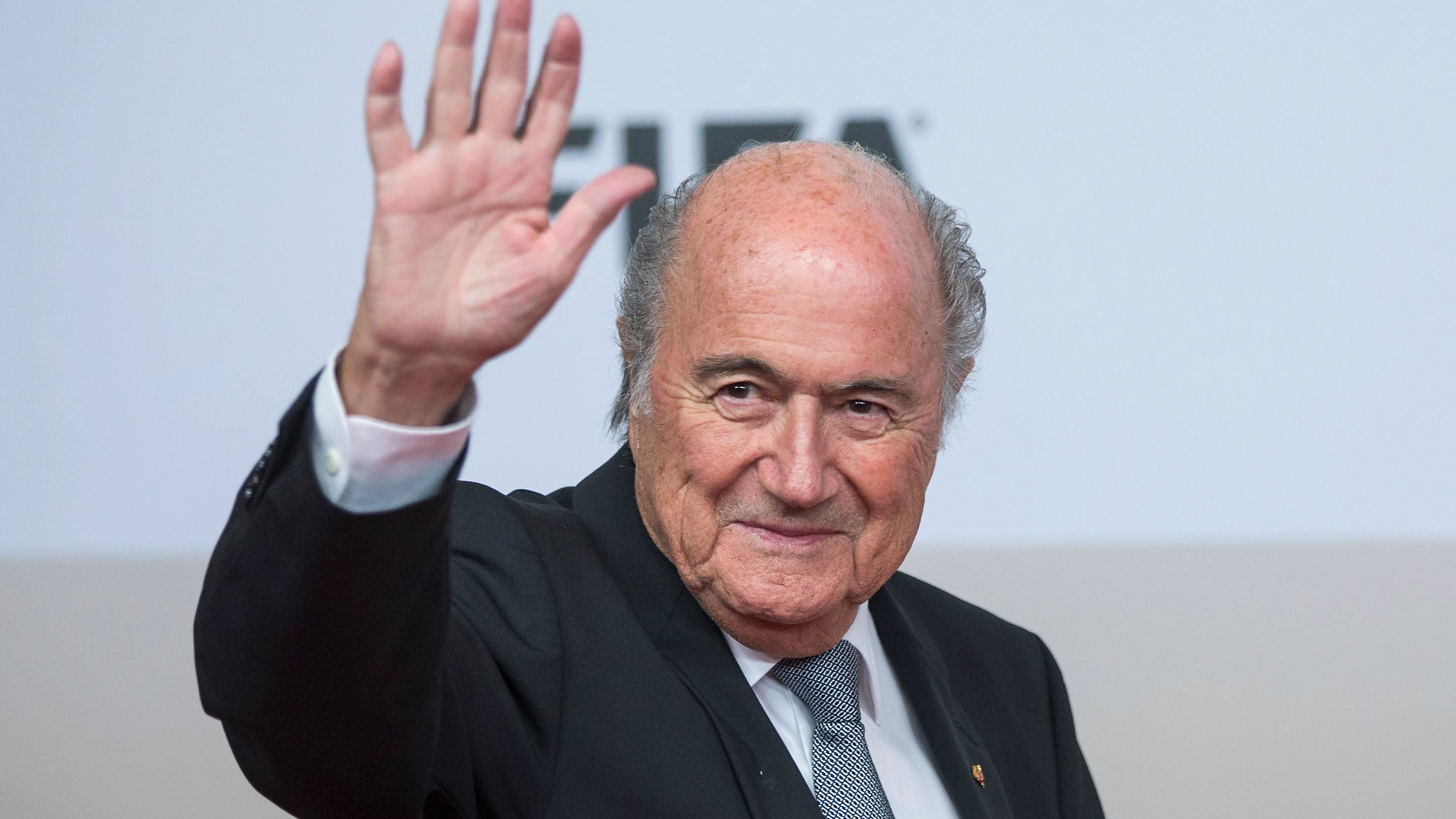 Joseph Blatter en un acto de la FIFA