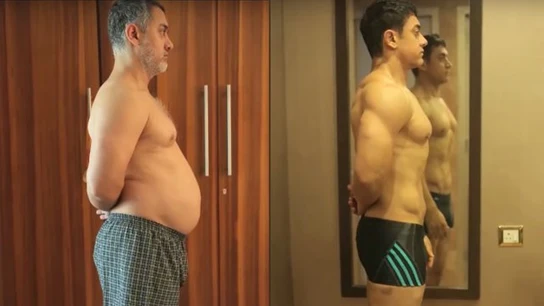 Espectacular tranformación de Aamir Khan Espectacular tranformación de Aamir Khan