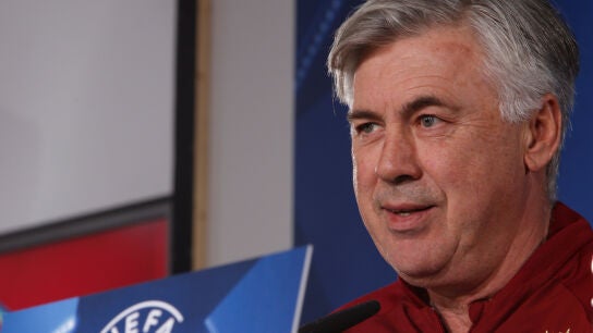 Carlo Ancelotti en rueda de prensa