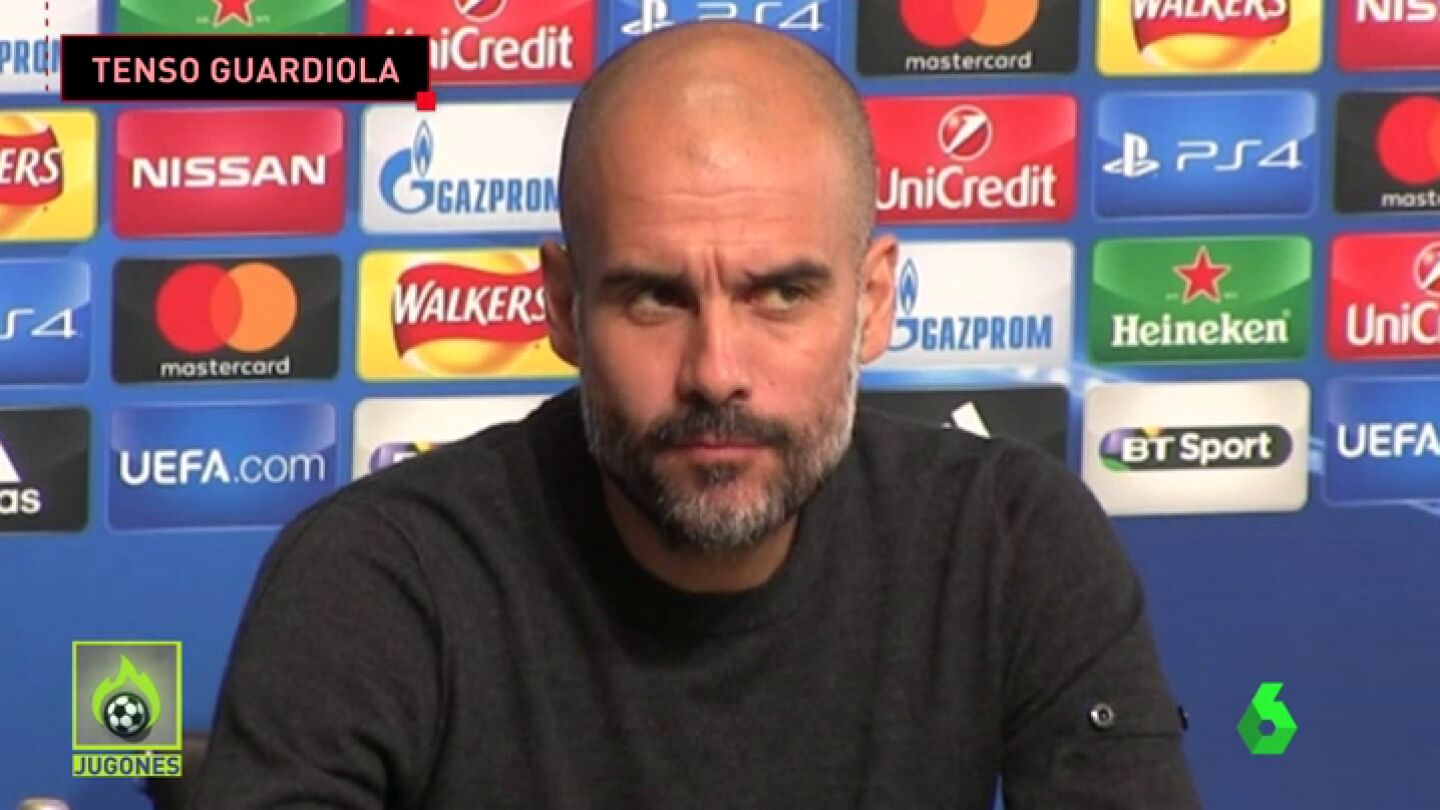 Frame 52.5312 de: El enfado de Guardiola con un periodista en sala de prensa: "El que escribi&oacute; esa informaci&oacute;n es un mentiroso"
