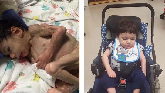 Ryan antes de ser adoptado Ryan antes de ser adoptado